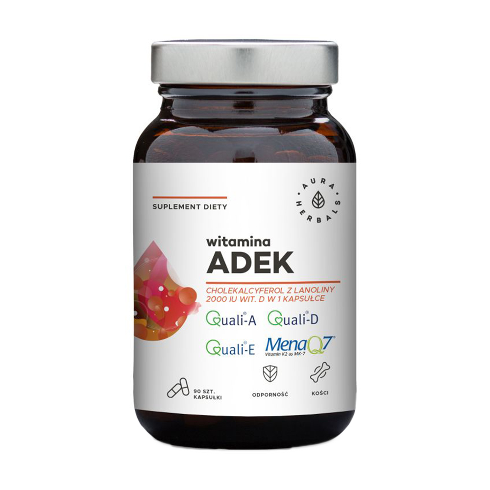 Вітаміни АДЕК Aura Herbals Vitamin ADEK, 90 капсул